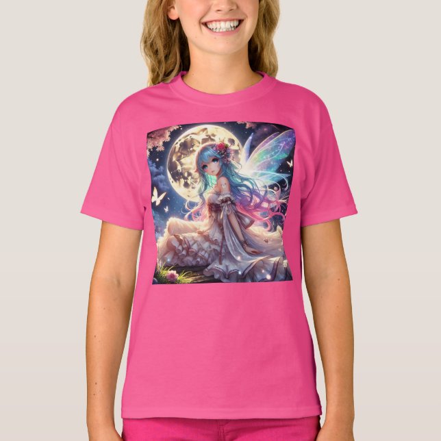 Camiseta Anime Chica Moon Fairy Princess in Garden (Anverso)