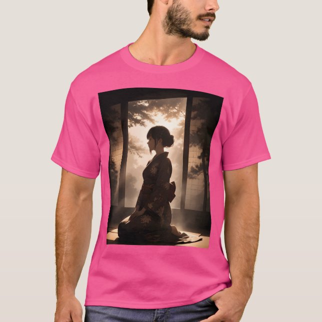 Camiseta Anime Chica Poster (Anverso)