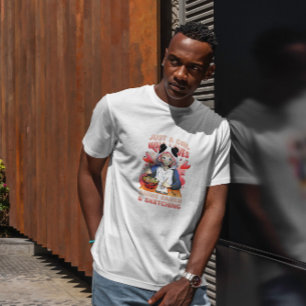 Camiseta Anime Chica Ramen Y Sketching