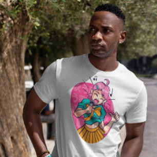 Camiseta Anime Chica Singing