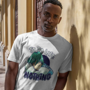 Camiseta Anime Chica Sleeping