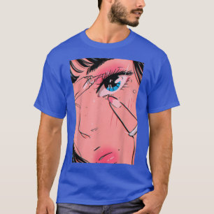 Camiseta Anime Chica Vaporwave Egirl Otak japonés estético