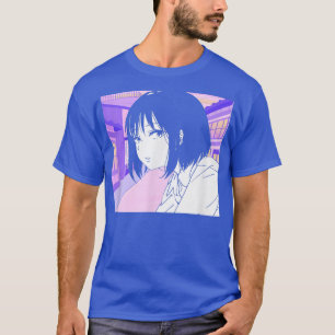 Camiseta Anime Chica Waifu Chica japonés de estética Kawaii