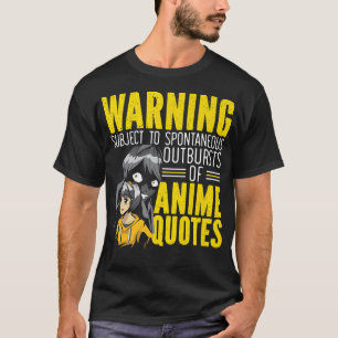 Camiseta Anime cita a un lector de manga Otaku Kawaii Lover