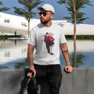 Camiseta Anime Couple Flirting