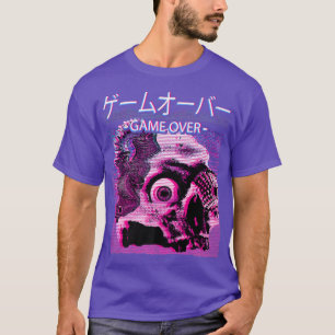 Camiseta Anime Crazy Harajuku Otaku Skeleton Alt 