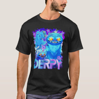 Camiseta Anime Cute Blue Tiger - Anim Derpy Vintag