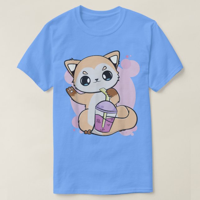Camiseta Anime Cute De Boba Para El Té De Burbujas 531  (Diseño del anverso)