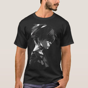 Camiseta Anime de arte de polígono en forma de manga anime
