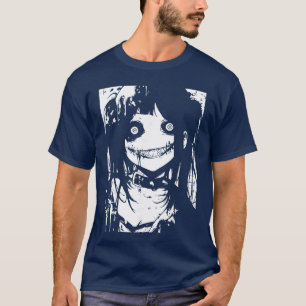 Camiseta Anime de terror Manga Japón Japonés Espeluznante K