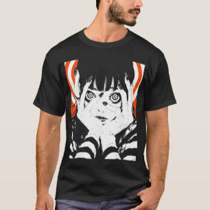 Camiseta Anime de terror Manga Japón Japonés Espeluznante K