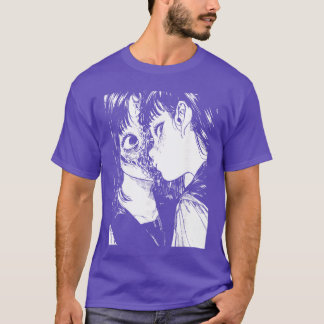 Camiseta Anime de terror Manga Japón Japonés Espeluznante K