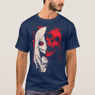 Camiseta Anime de terror Manga Japón Japonés Espeluznante K