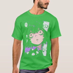 Camiseta Anime de terror Manga Neko Japón Japonés Espeluzna