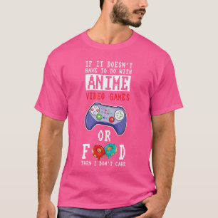 Camiseta Anime de videojuegos Merchandising de Otaku chico