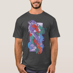 Camiseta Anime del dragón Japón japonés cosecha cosecha asi