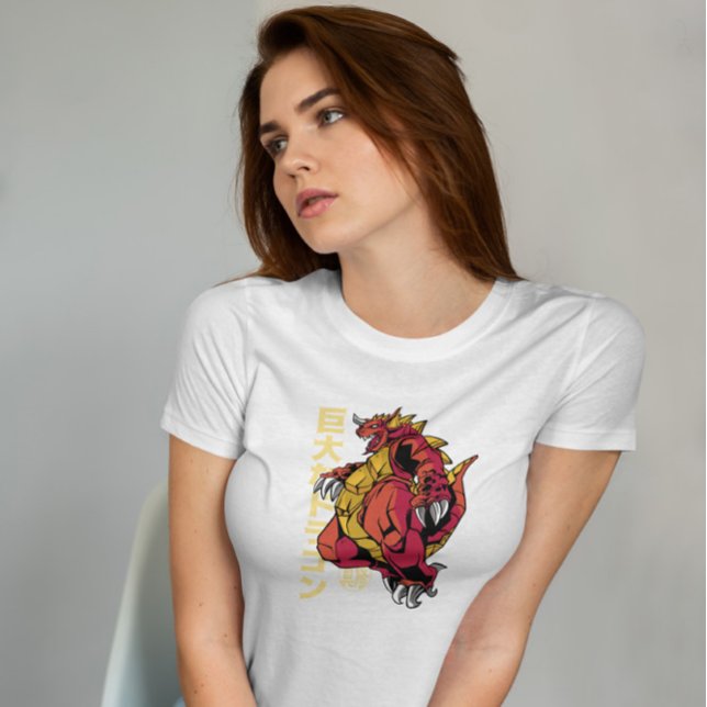 Camiseta Anime del monstruo japonés del dragón (Subido por el creador)