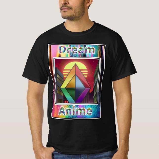 Camiseta Anime del sueño del diamante arcoiris (Anverso)