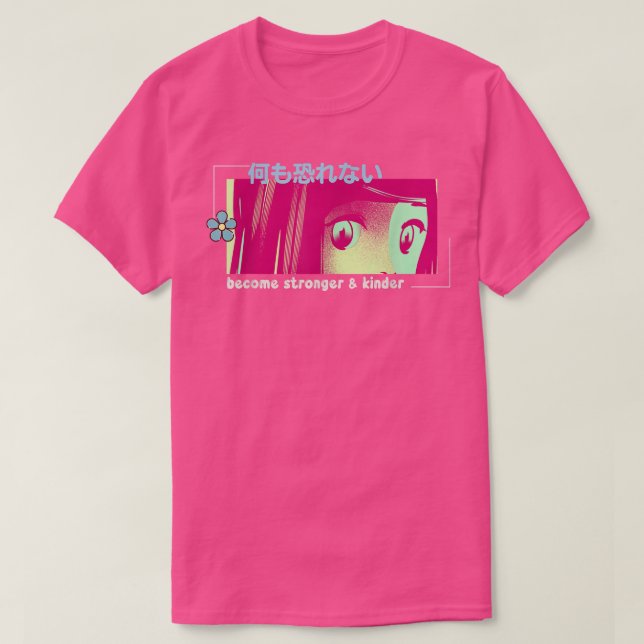 Camiseta Anime Dreamy Eyes Harajuku Japanese Streetwear Aes (Diseño del anverso)