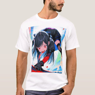 Camiseta Anime Edge - Arte generado
