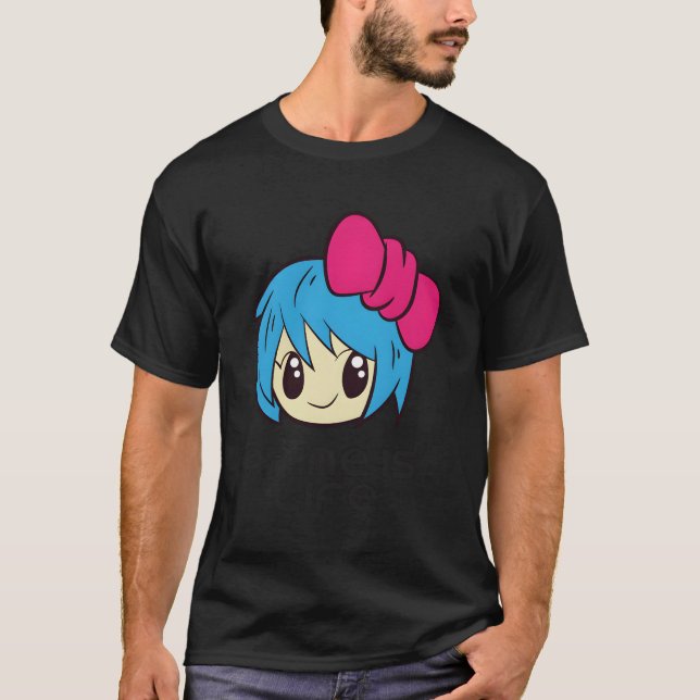 Camiseta Anime Es El Anime Japonés De La Vida (Anverso)