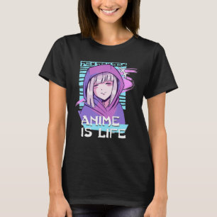 Camiseta Anime es un regalo de Otaku estético de anime de v