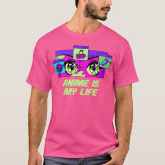 Camiseta Anime Es Vida Manga Introvertido Animación Japones