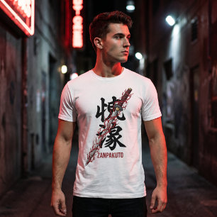 Camiseta Anime Espada Espiritual Zanpakuto con Relámpagos R