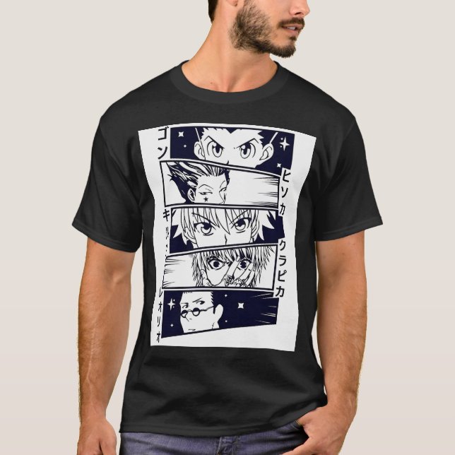 Camiseta Anime Faces (Anverso)