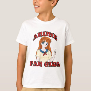 Camiseta Anime Fan Girl Girl's Sweatshirts