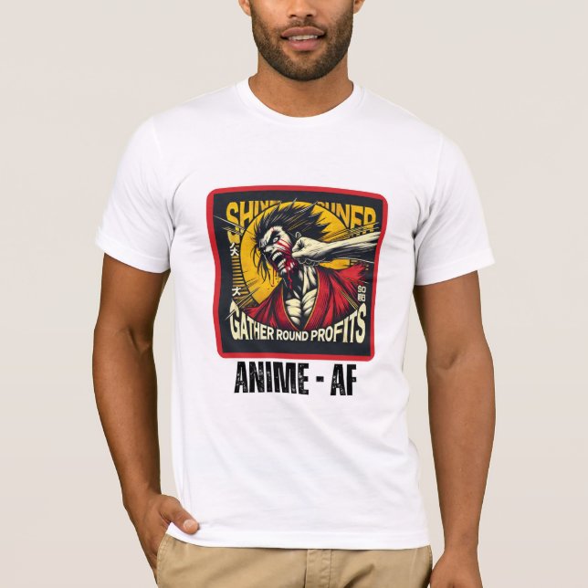 Camiseta Anime Fighting Shirt (Anverso)