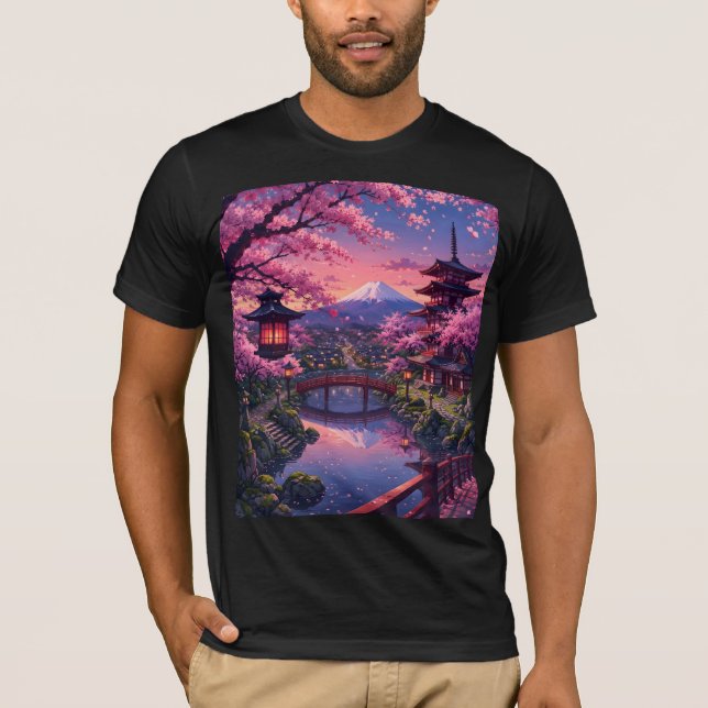 Camiseta Anime Flor de Cerezo Sakura (Anverso)
