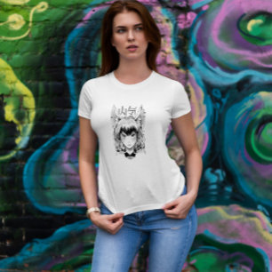 Camiseta Anime Fox Chica Japonés