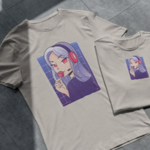 Camiseta Anime Gamer Chica Lollipop