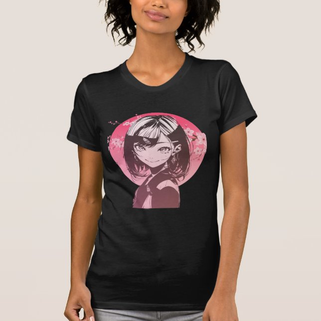 Camiseta Anime Girl (Anverso)