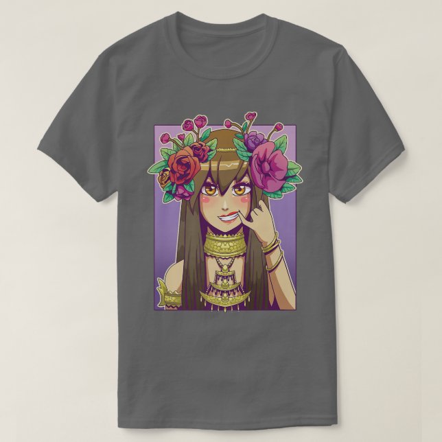 Camiseta Anime Girl Aesthetic Japanese Waifu Otaku Weeb Art (Diseño del anverso)