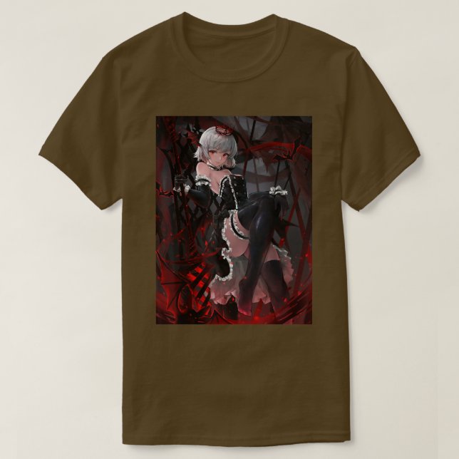 Camiseta Anime Girl Kawaii Waifu Aesthetic Japanese Manga O (Diseño del anverso)