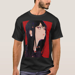 Camiseta Anime Girl Kawaii Waifu Aesthetic Japanese Manga O