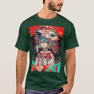 Camiseta Anime Girl Kawaii Waifu Aesthetic Japanese Manga O