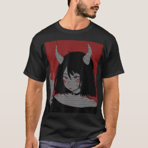 Camiseta Anime Girl Kawaii Waifu Aesthetic Japanese Otaku