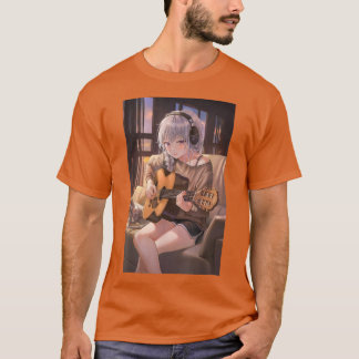 Camiseta Anime Girl Kawaii Waifu Aesthetic Japanese Otaku10