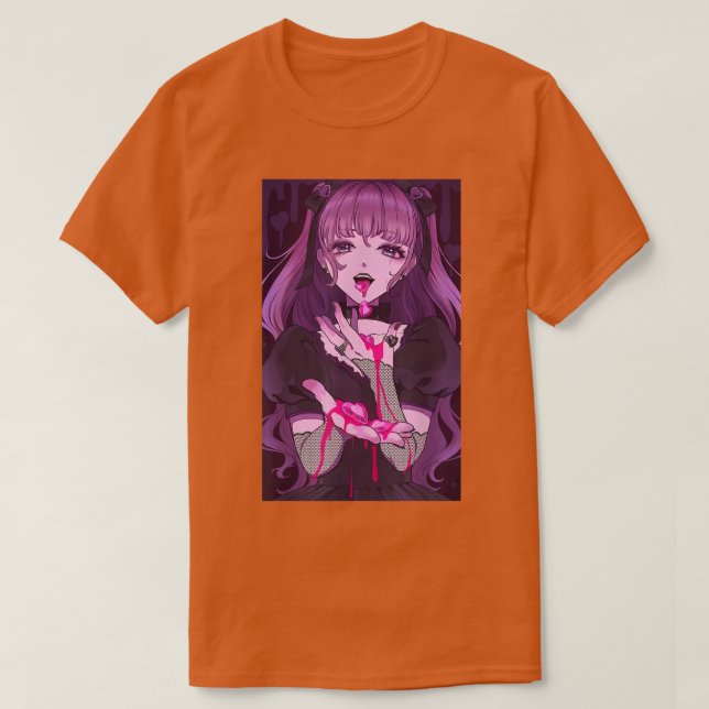 Camiseta Anime Girl Kawaii Waifu Aesthetic Japanese Otaku 1 (Diseño del anverso)