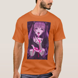 Camiseta Anime Girl Kawaii Waifu Aesthetic Japanese Otaku 1