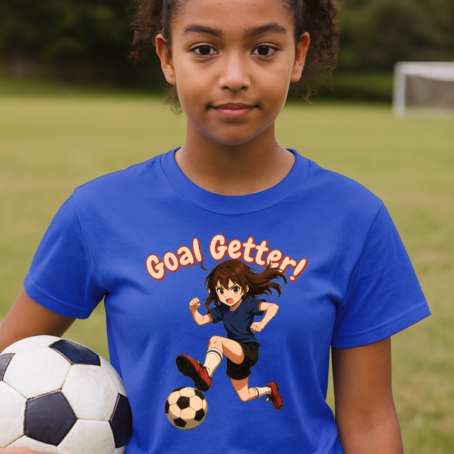 Camiseta Anime Girl Soccer Player Goal Getter (Subido por el creador)