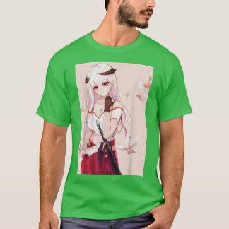 Camiseta Anime Girl Waifu Aesthetic Japanese Japanese Otaku