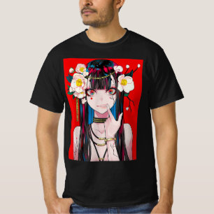 Camiseta Anime Girl Waifu Japanese Aesthetic Kawaii Otaku