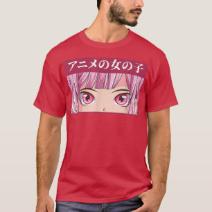 Camiseta Anime Girl Waifu Japanese Aesthetic Kawaii Otaku T