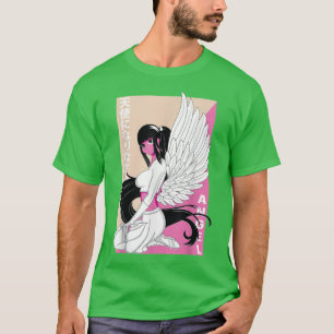 Camiseta Anime Girl With Angel Wings 