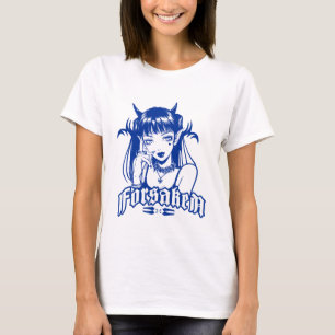 Camiseta Anime Gothic Forsaken Calle Anime Oscuro