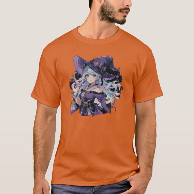 Camiseta Anime/Hechicera/halloween  (Anverso)